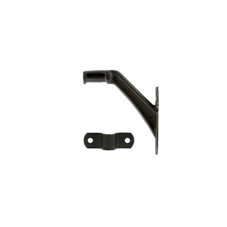 Delaney Hardware H.D. HANDRAIL BRACKET 3 1/2 in. BLACK 406154